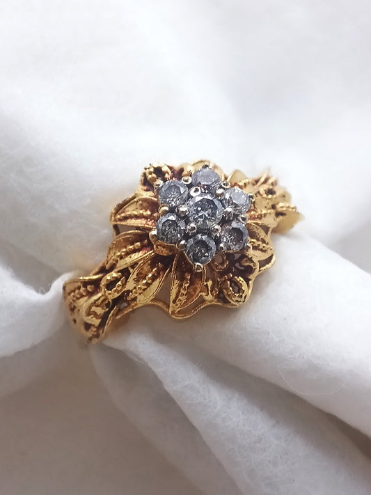 Beautiful zirconia ring/uk51