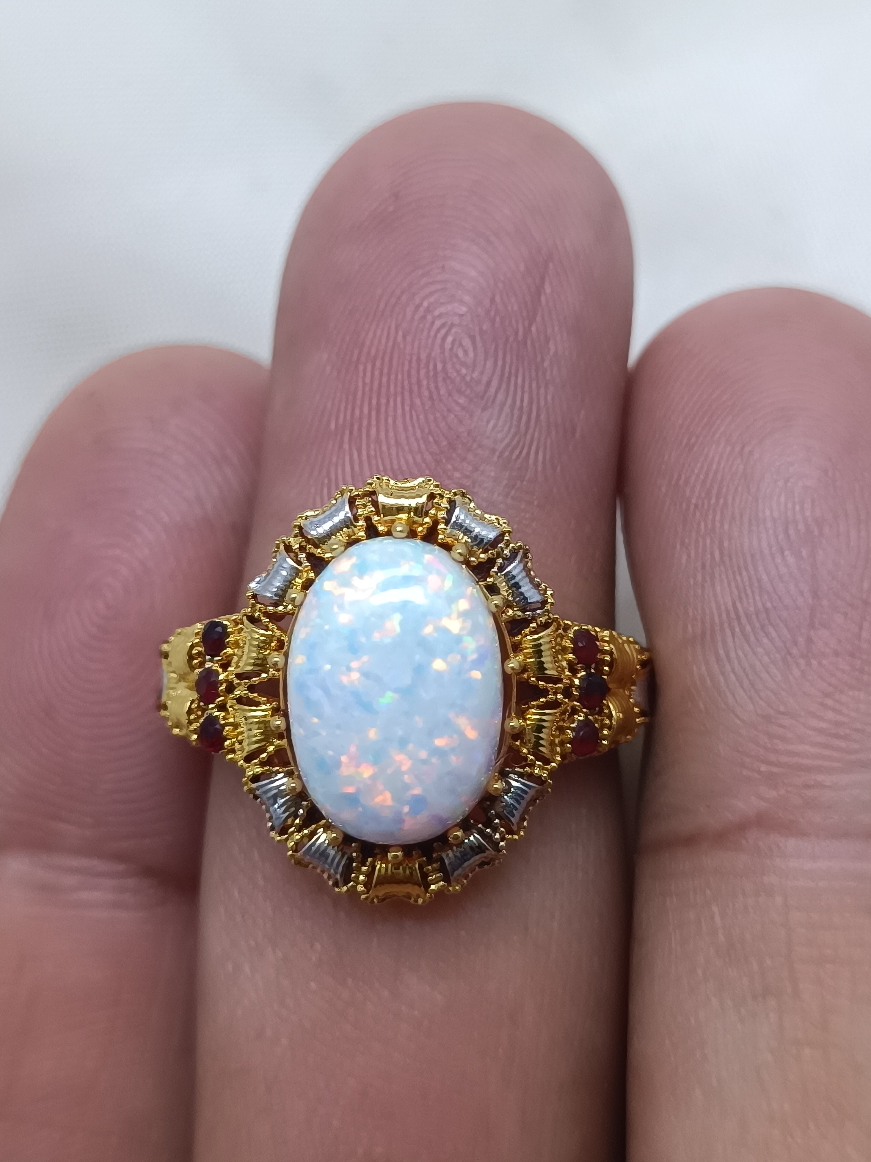 Opal stone Ring