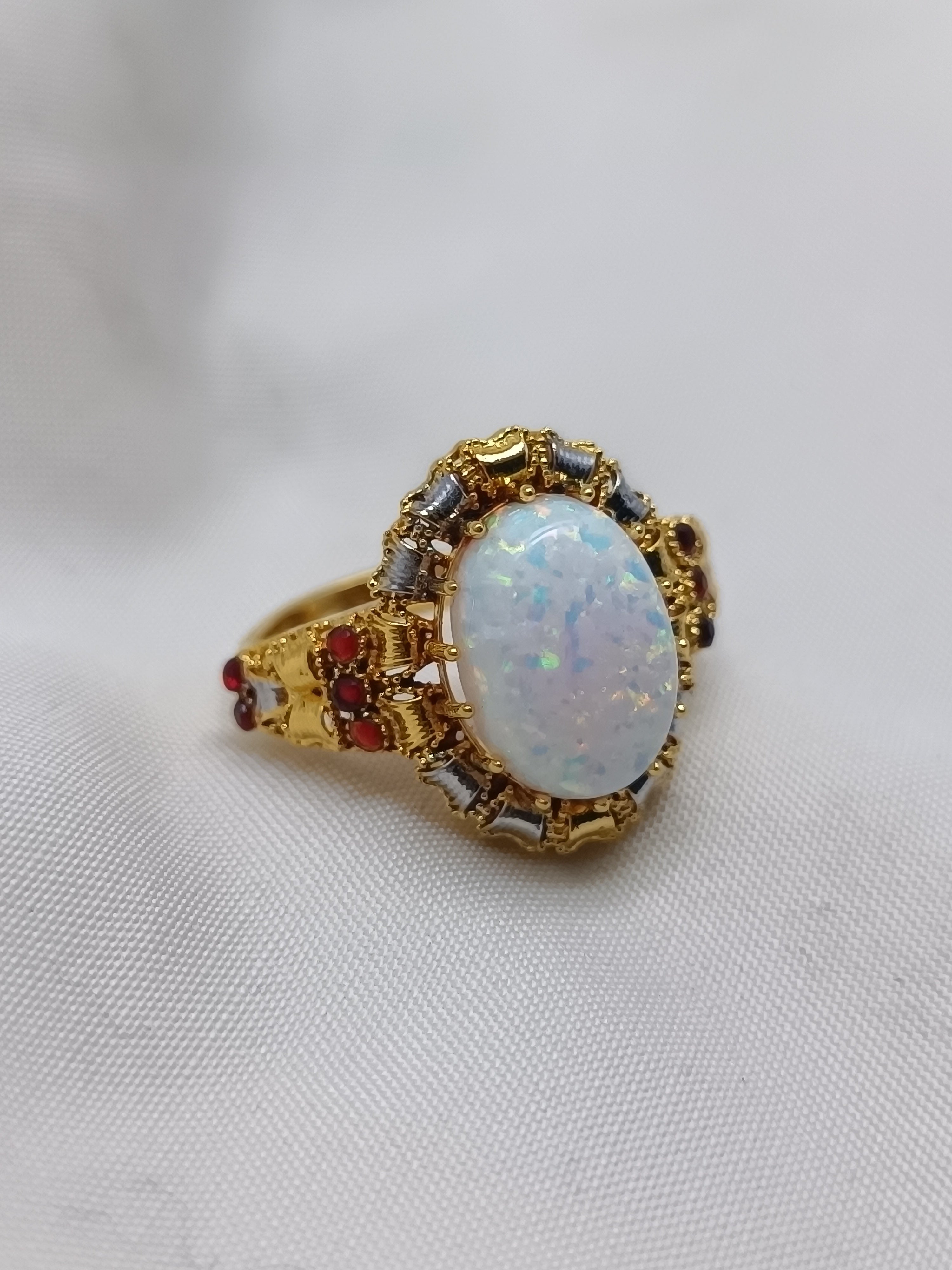 Opal stone Ring