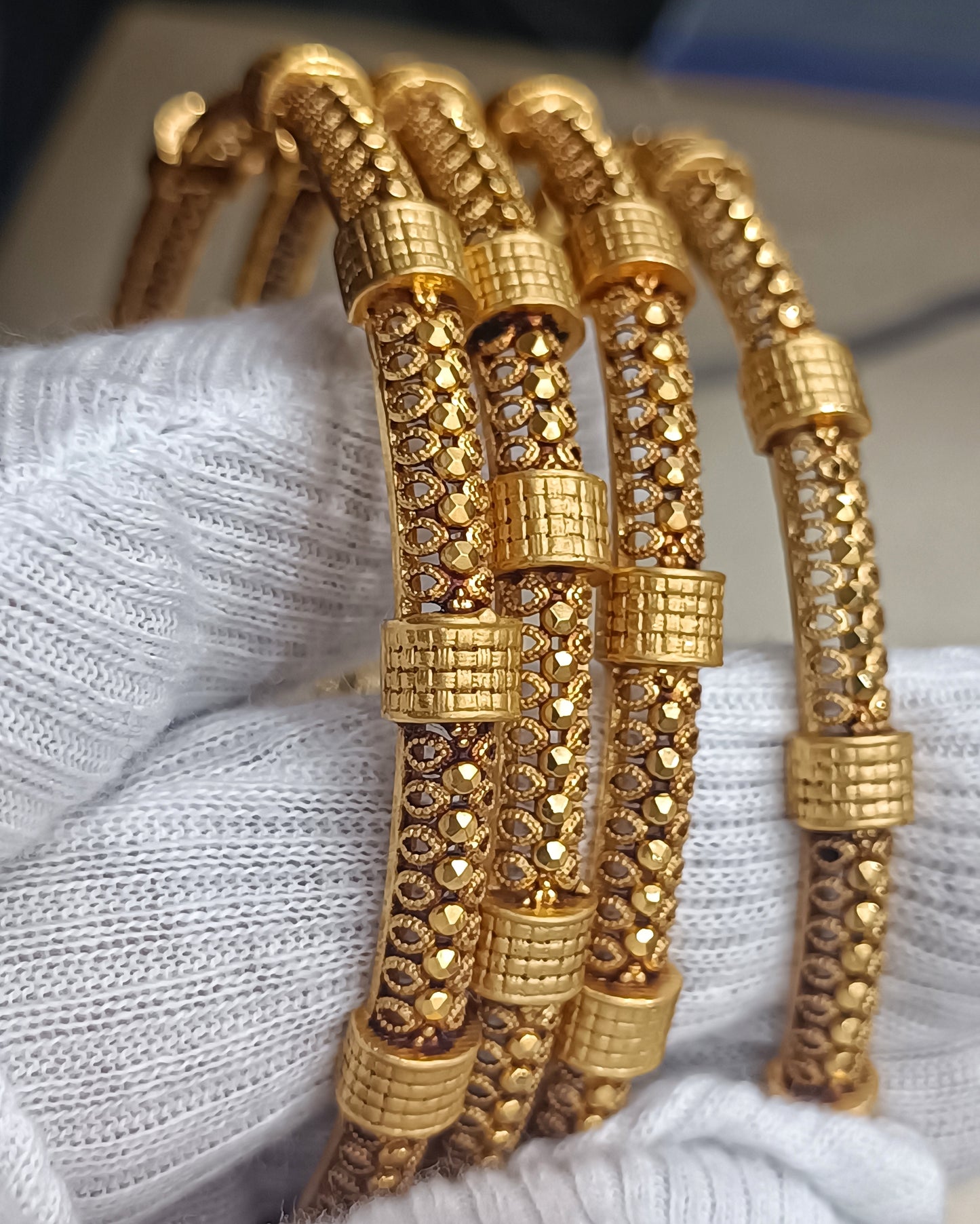 Traditional Gold Plated Ethnic BangleUk23